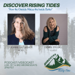 Discover Rising Tides host Jeanne Gallagher interviews Denise Stegall CEO of Livinghealthylist.com on Mindfullness & Stress Management