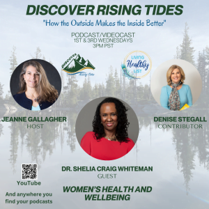 Discover Rising Tides discusses To Pee or Not to Pee with Dr. Shelia Craig Whiteman DPT, CLT,CHC, Jeanne Gallagher and Denise Stegall of Livinghealthylist.com