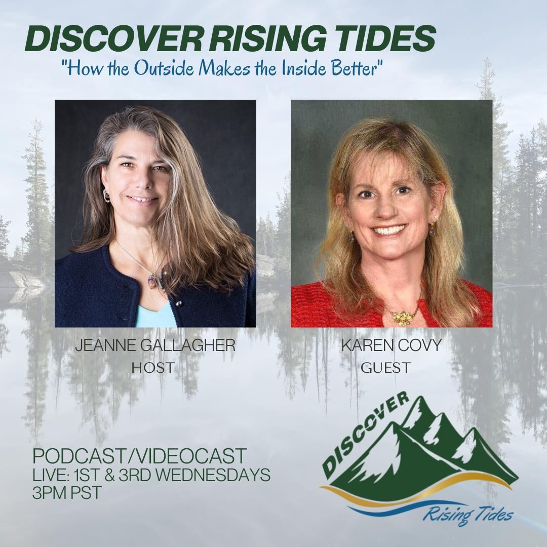 Coming Back to Your True Self. on Dioscover Rising Tides with Jeanne Gallagher, Ariel Griglin and Denise Stegall